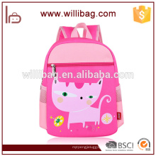 Pink Cat Promotional School Backpack Girl School Bags For Child